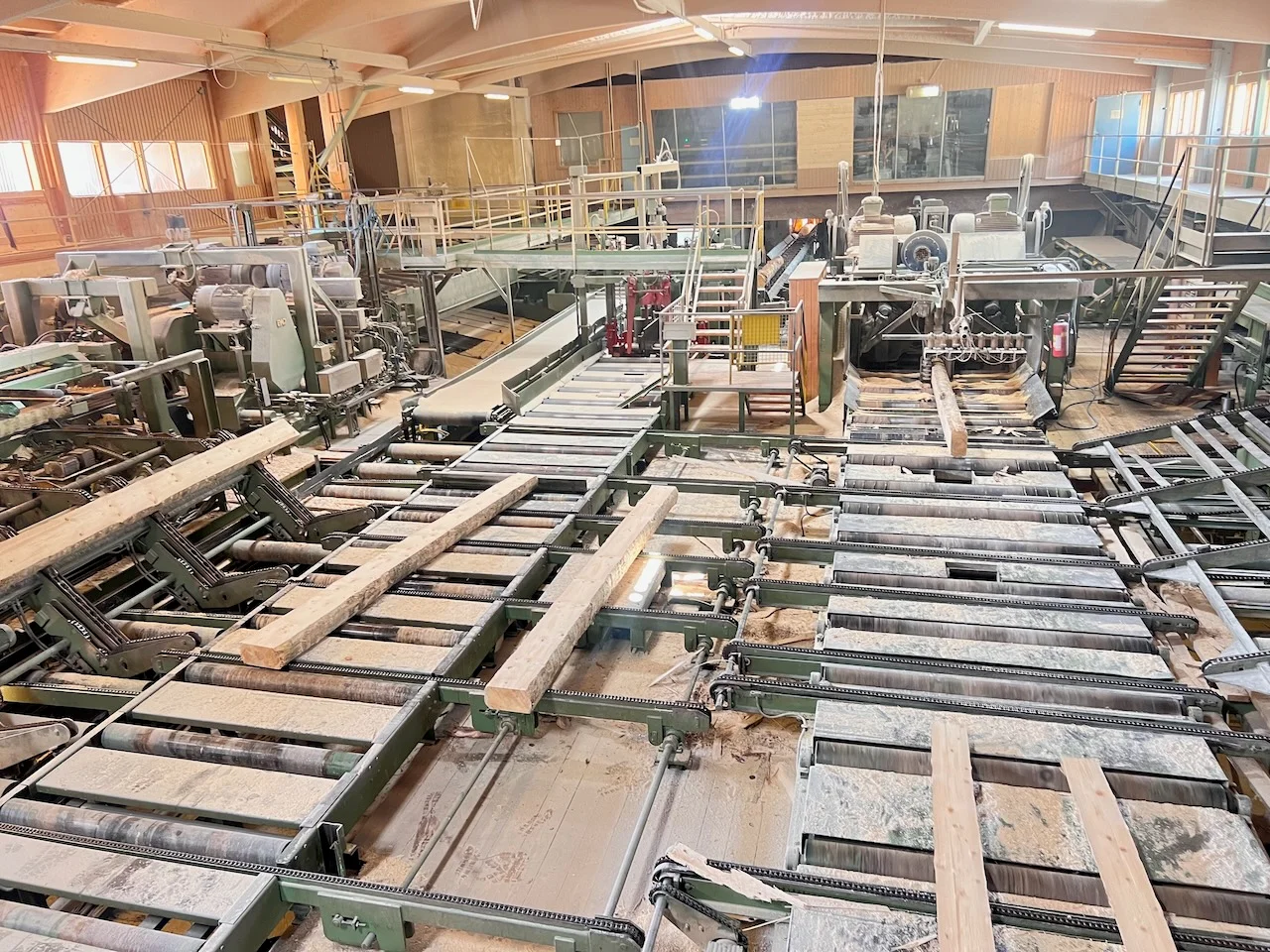 Installation complète de scierie : EWD - Springer - Nicholson....